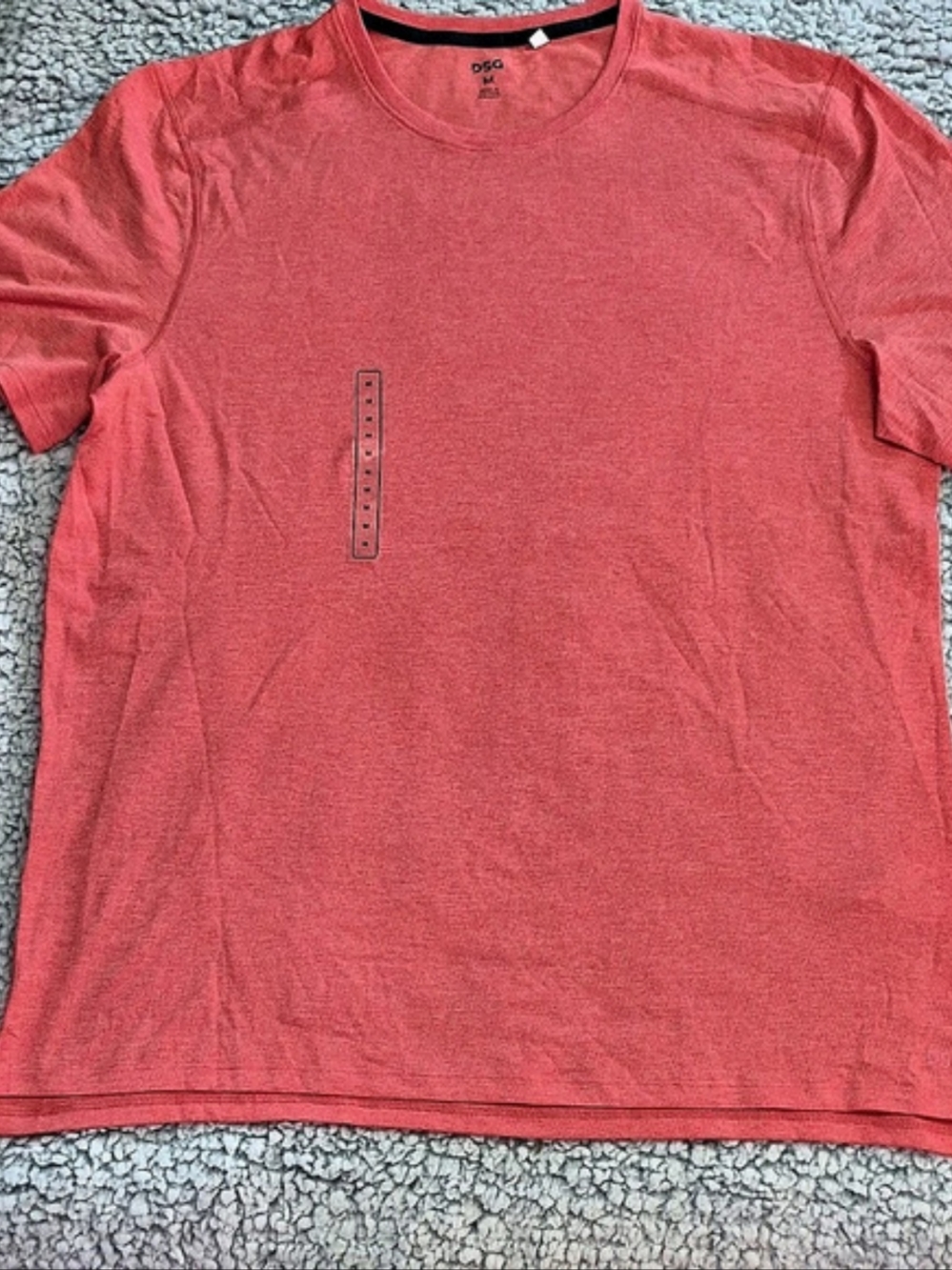 DSG Men's Movement Tee Red Polyester Performance Tee Size Medium